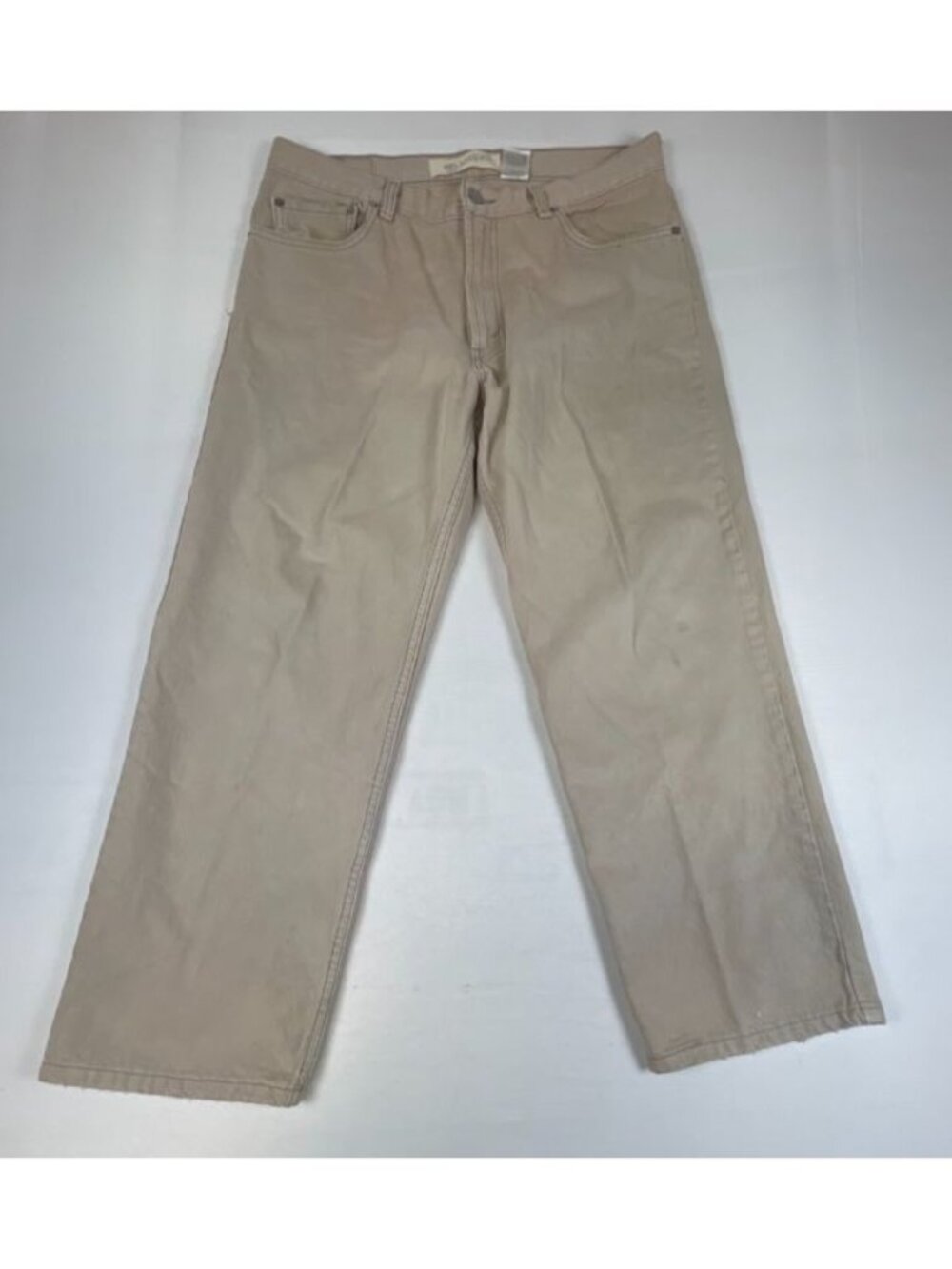 Vintage Levi's 550 Men's W36 L29 Relaxed Fit Tan Khaki Cotton Jeans Casual Pants